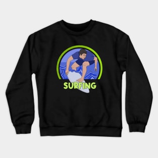 Surfing Crewneck Sweatshirt